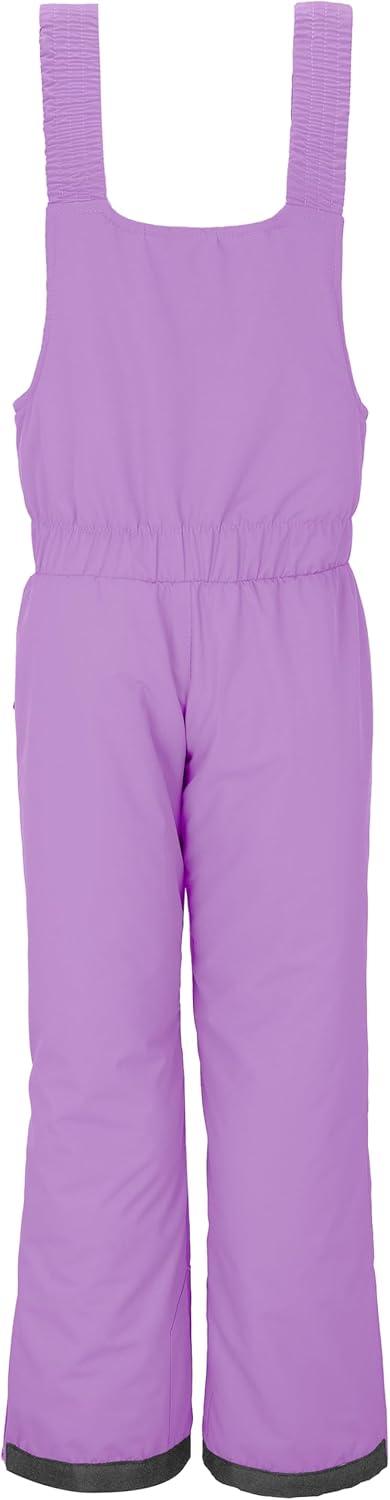 imagewantdo Kids Girls Waterproof Ski Bibs Warm Snow Winter Pants Winter Warm Pants InsulatedLight Purple