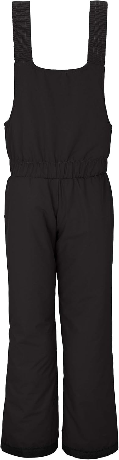 image:imagewantdo Girls Ski Pants Winter Snow Bibs Kids Insulated Snowboarding OverallBlack