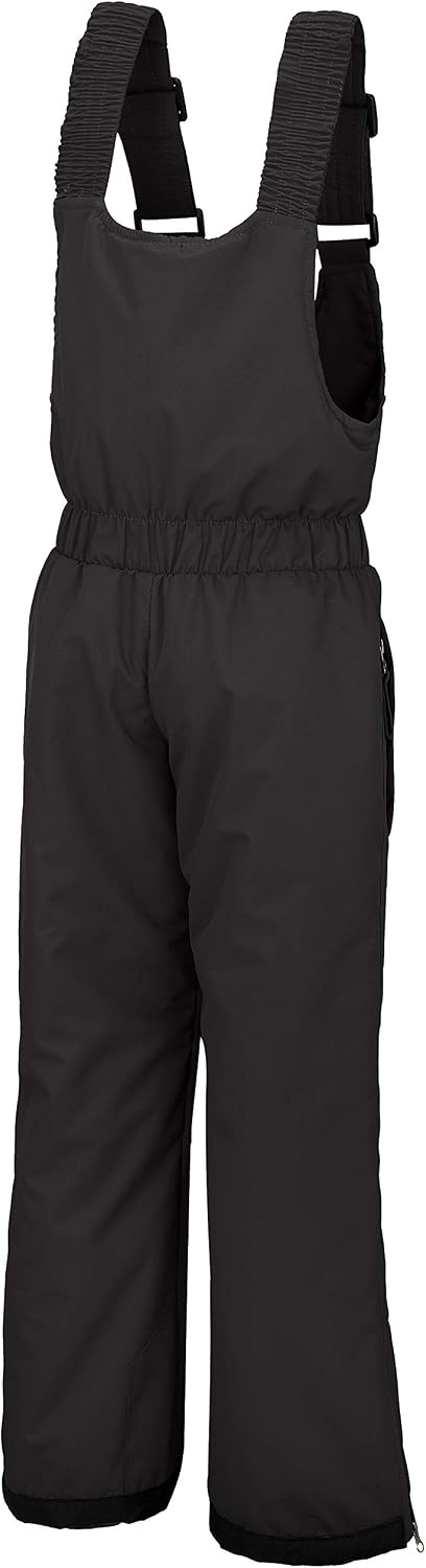 image:imagewantdo Girls Ski Pants Winter Snow Bibs Kids Insulated Snowboarding OverallBlack
