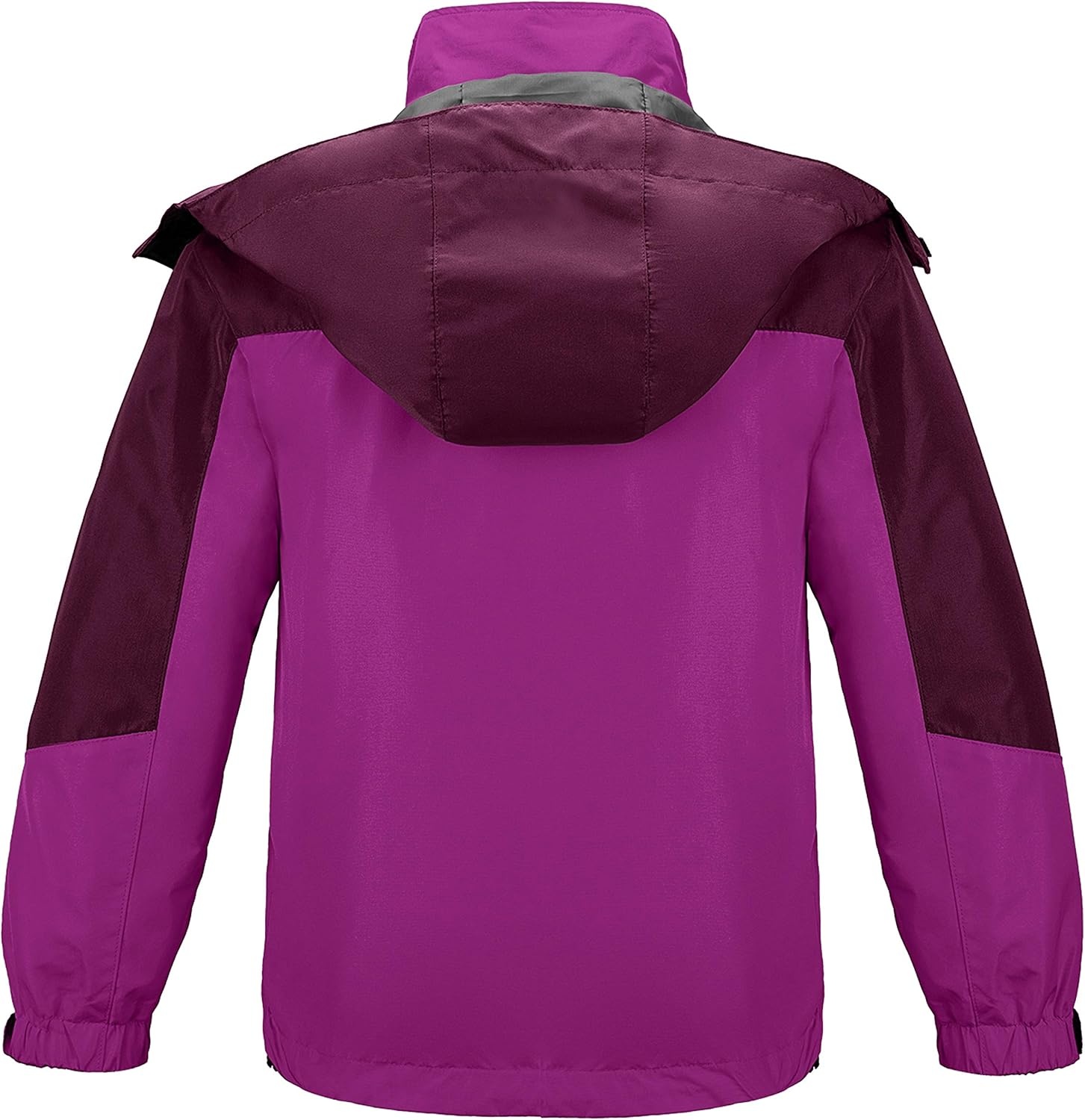 image:imagewantdo Girls 3in1 Ski Jacket Windproof Winter Coat Hooded RaincoatPurple