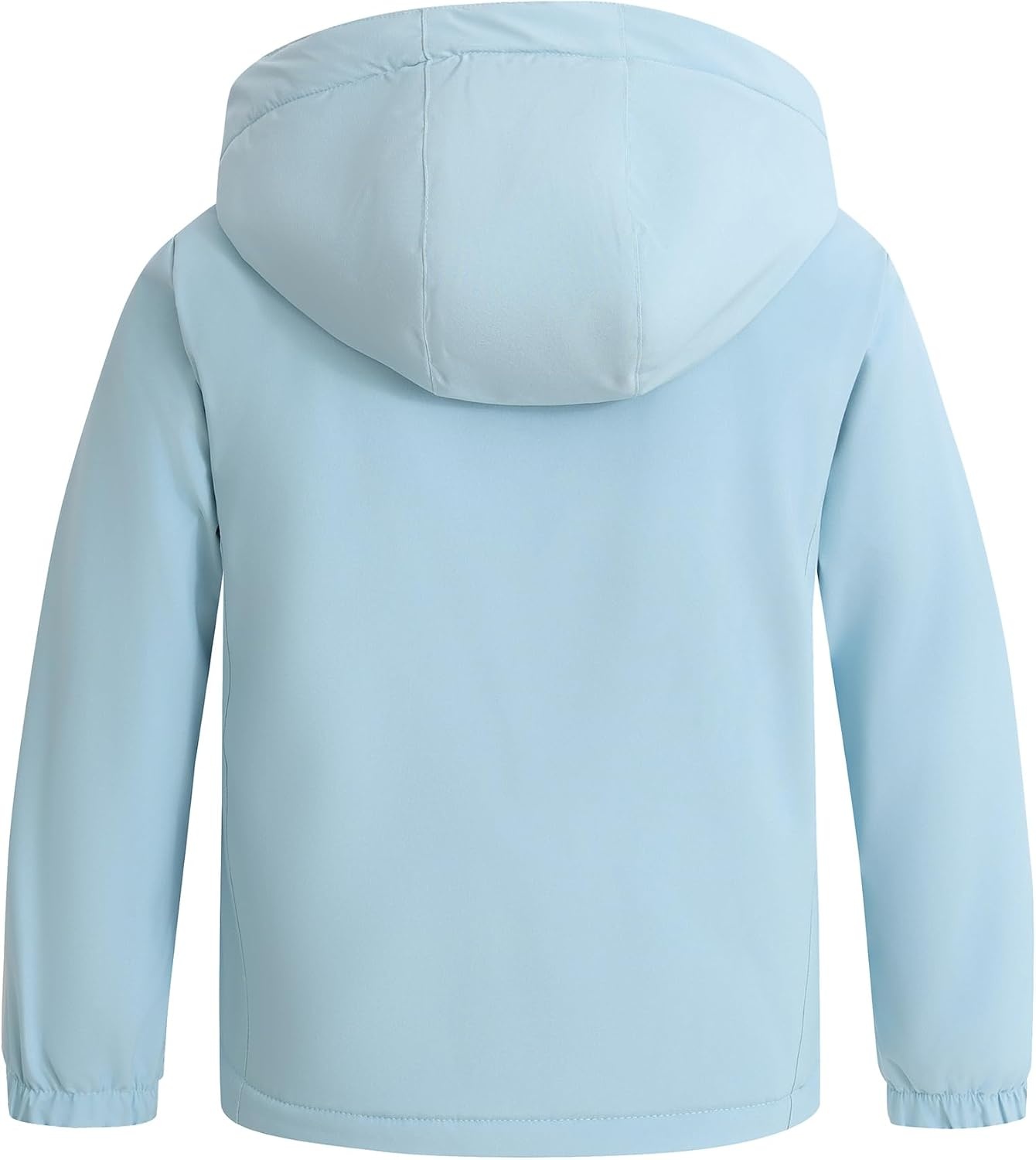 image:imagewantdo Girls Snow Ski Jacket Waterproof Warm Coat Skiing Jacket Rain Coats Kids Thick Jackets with Removable HoodPale Blue