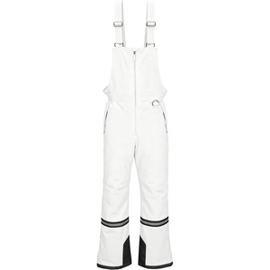 wantdo Men’s Snow Bibs Warm Winter Ski Pants Outdoor Snowboard Overalls(White)