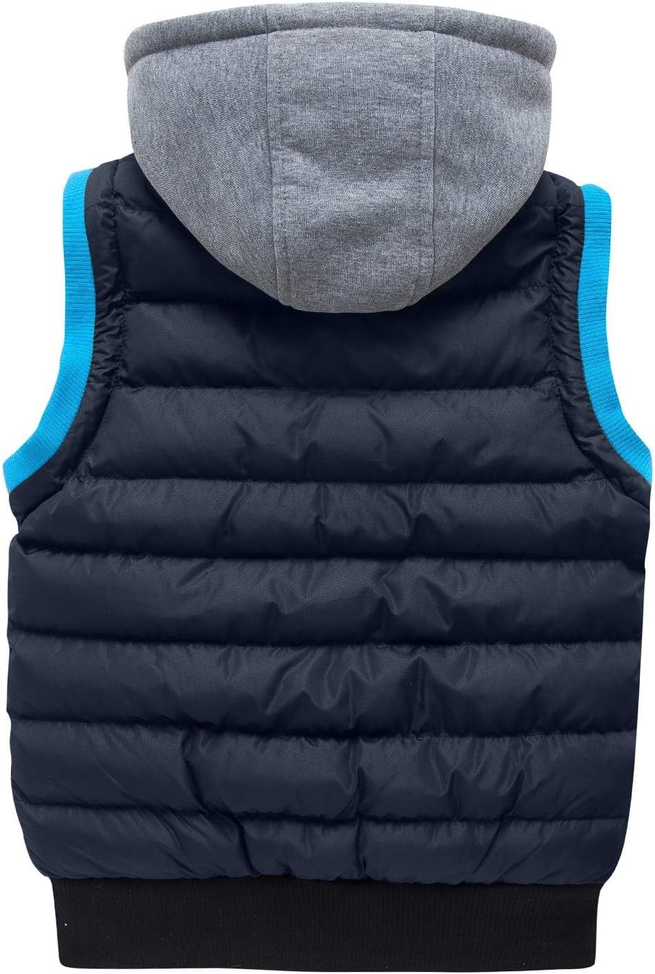 image:imagewantdo Boys Puffer Vest Waterproof Sleeveless Winter Coat with Zip PocketsNavy