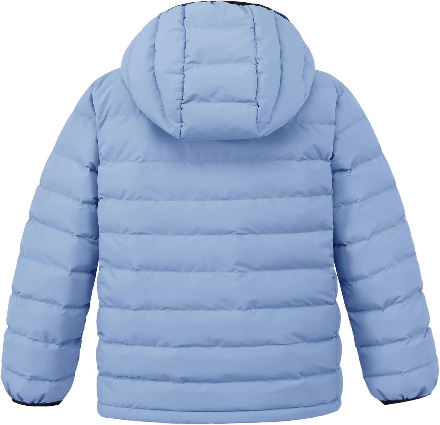 image:imagewantdo Girls Warm Winter Coat Lightweight Puffer Jacket Outerwear HoodedGreen
