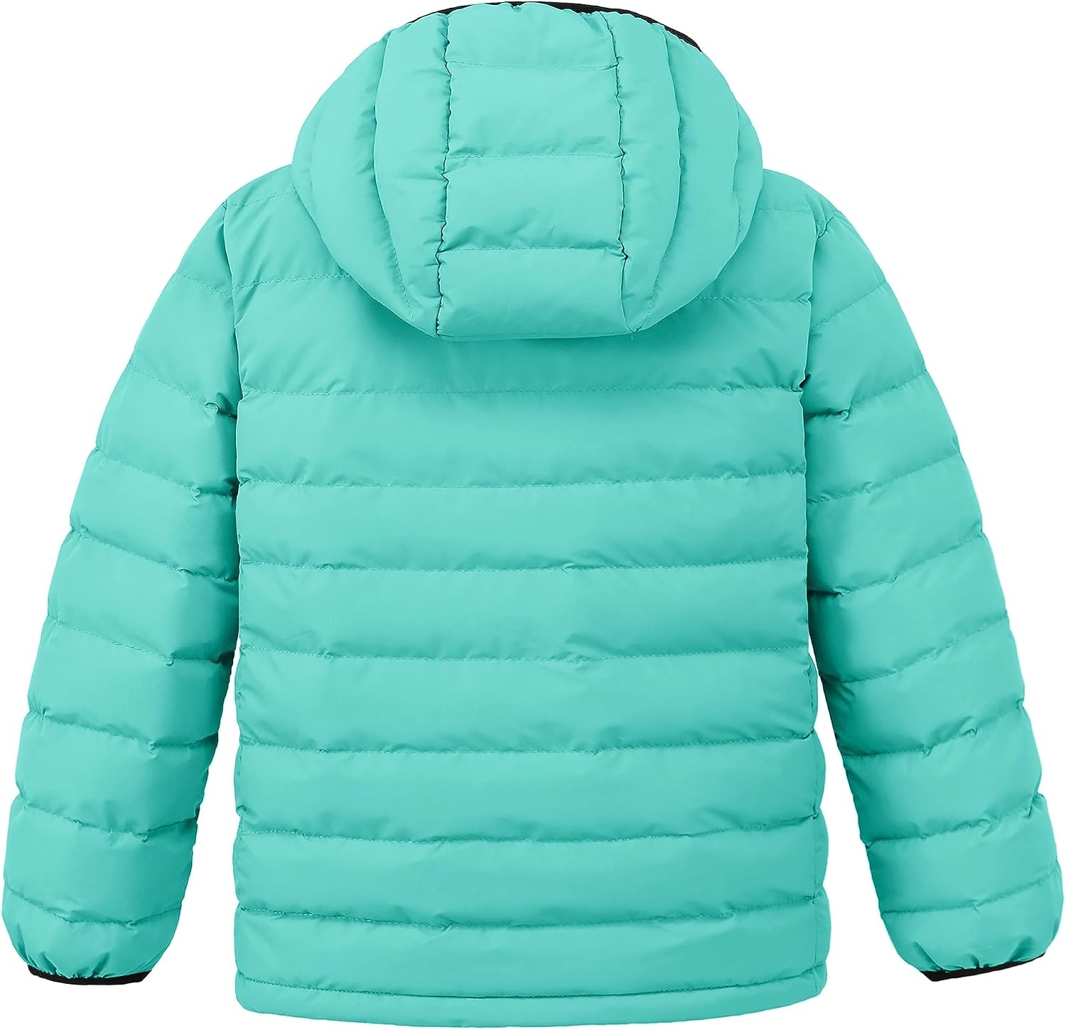 image:imagewantdo Girls Warm Winter Coat Lightweight Puffer Jacket Outerwear HoodedMint Green